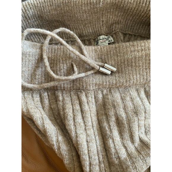 Free People Around the Clock Joggers Tan Army Pants Sz Small Brown Pullover - Picture 7 of 8